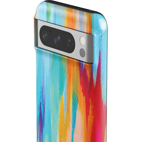 Multicolor Brush Stroke by Etta Vee Google Pixel 8 Pro Impact Case